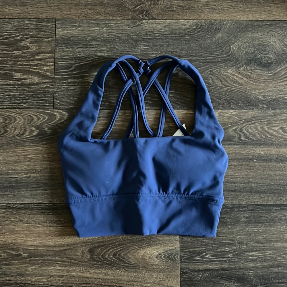 Buff Bunny Blue Sports Bra - Picture 2 of 8